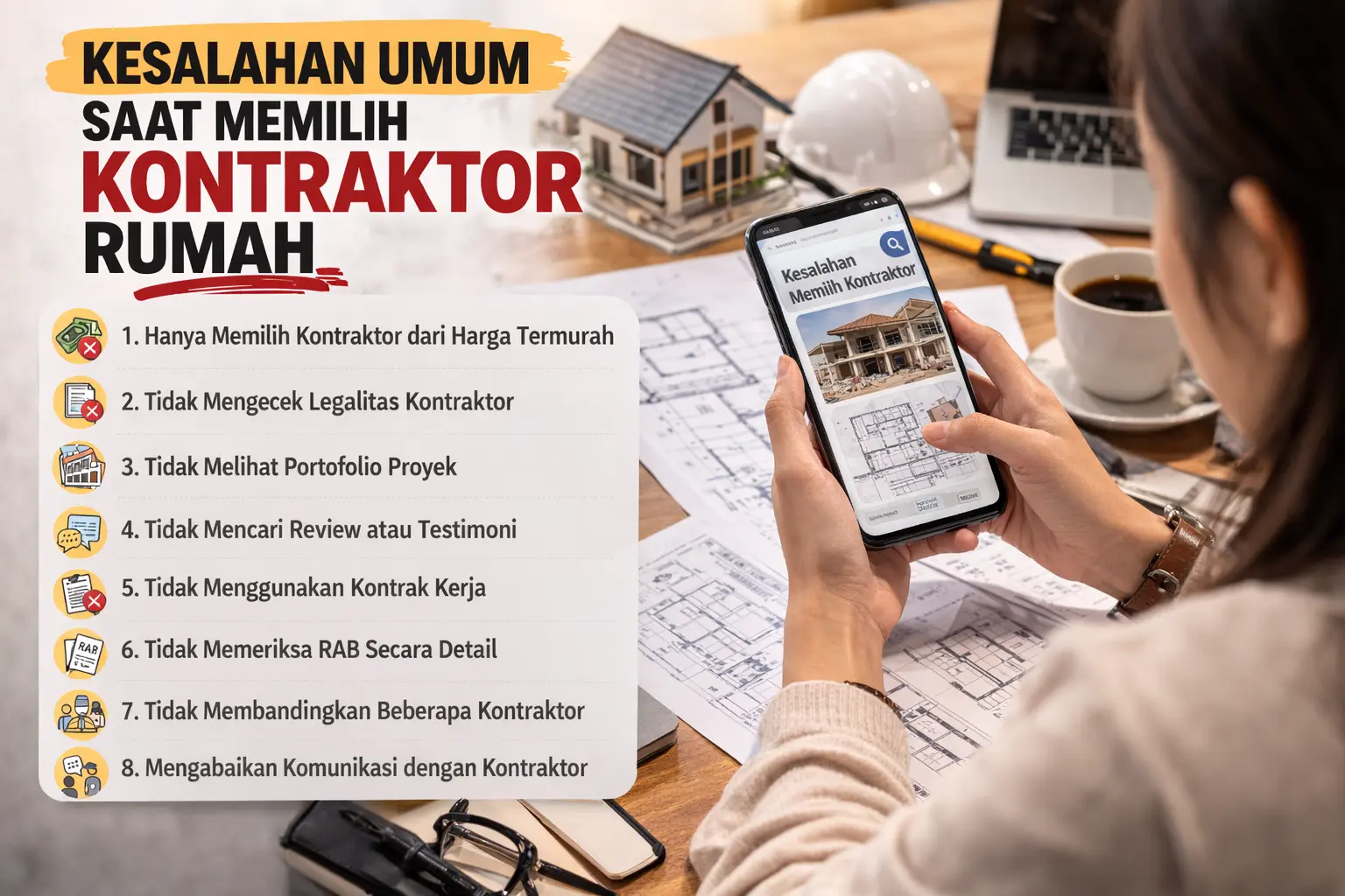 Kesalahan Umum Saat Memilih Kontraktor Rumah