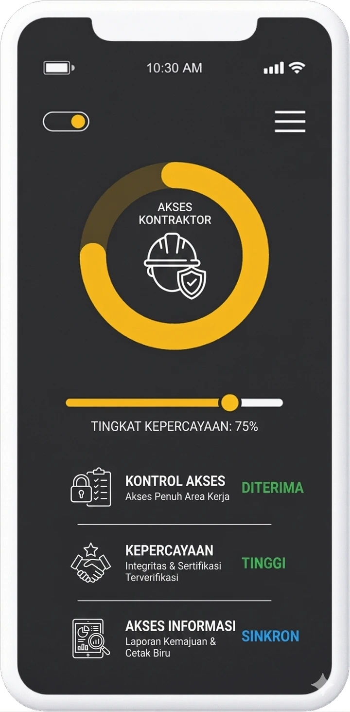 Kontrol, Kepercayaan & Akses Informasi Kontraktor